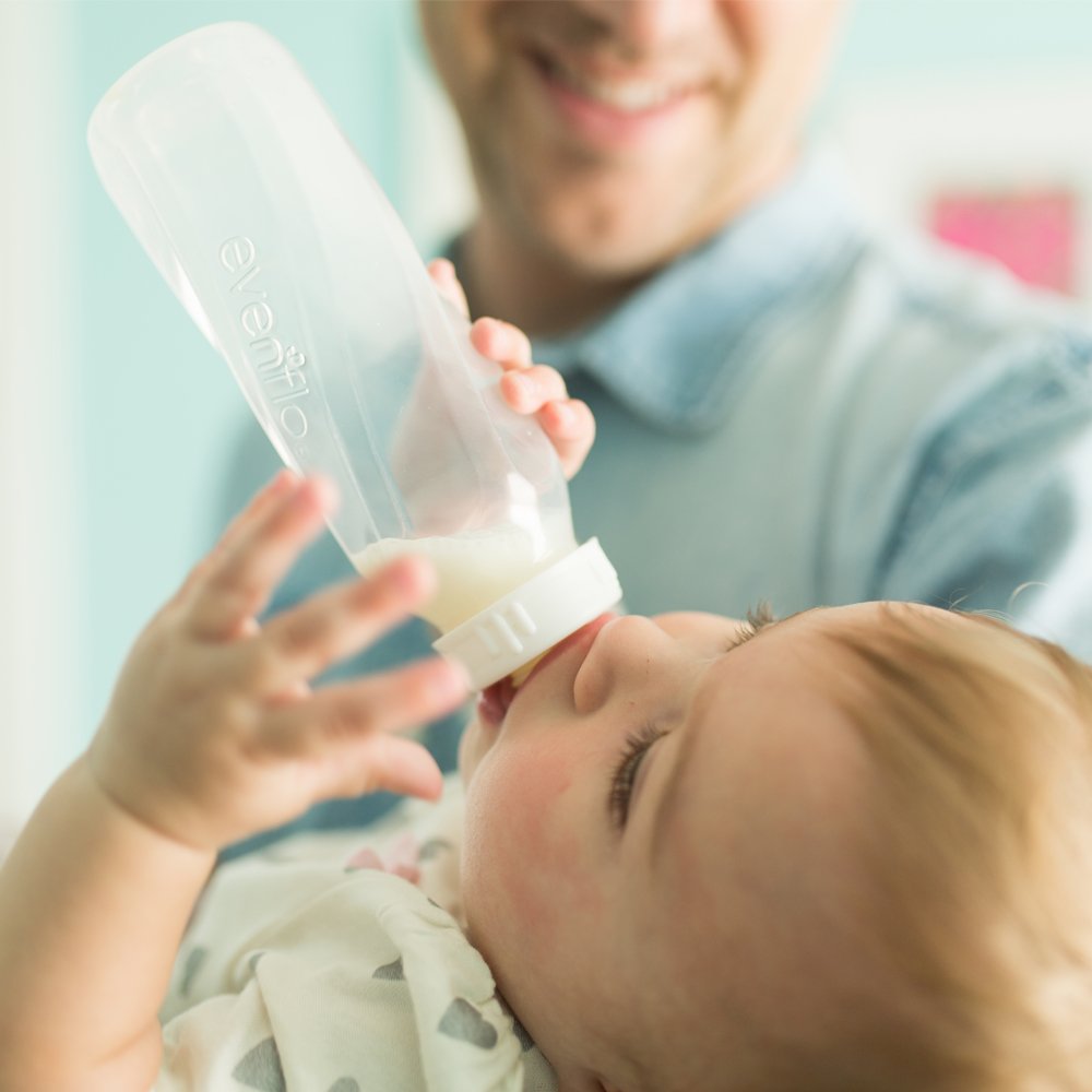 Evenflo Feeding Classic Clear Baby Bottles 8 oz (240 ml), Pack of 12 - view 6